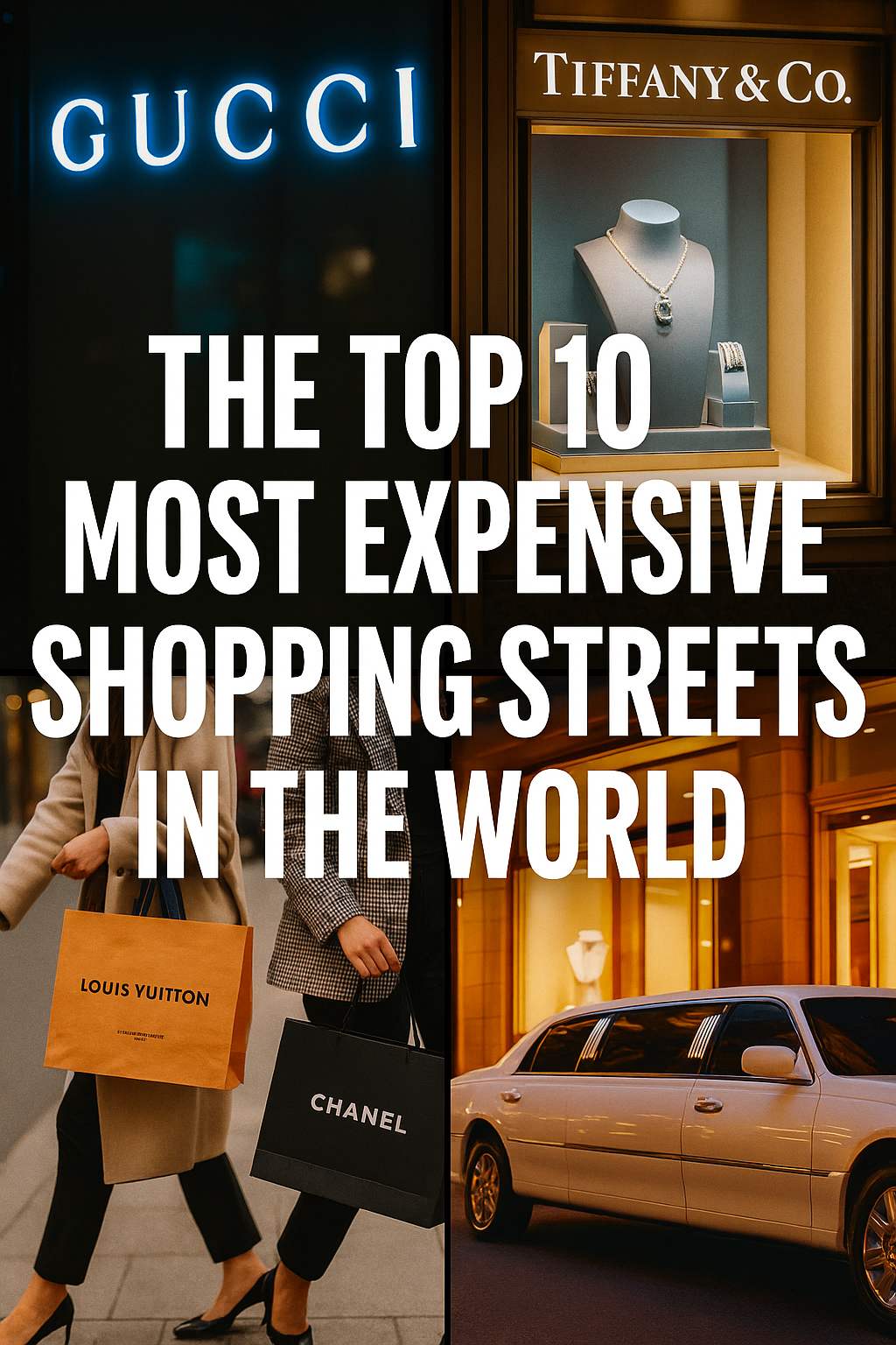 Top 10 most expensive shopping streets in the world