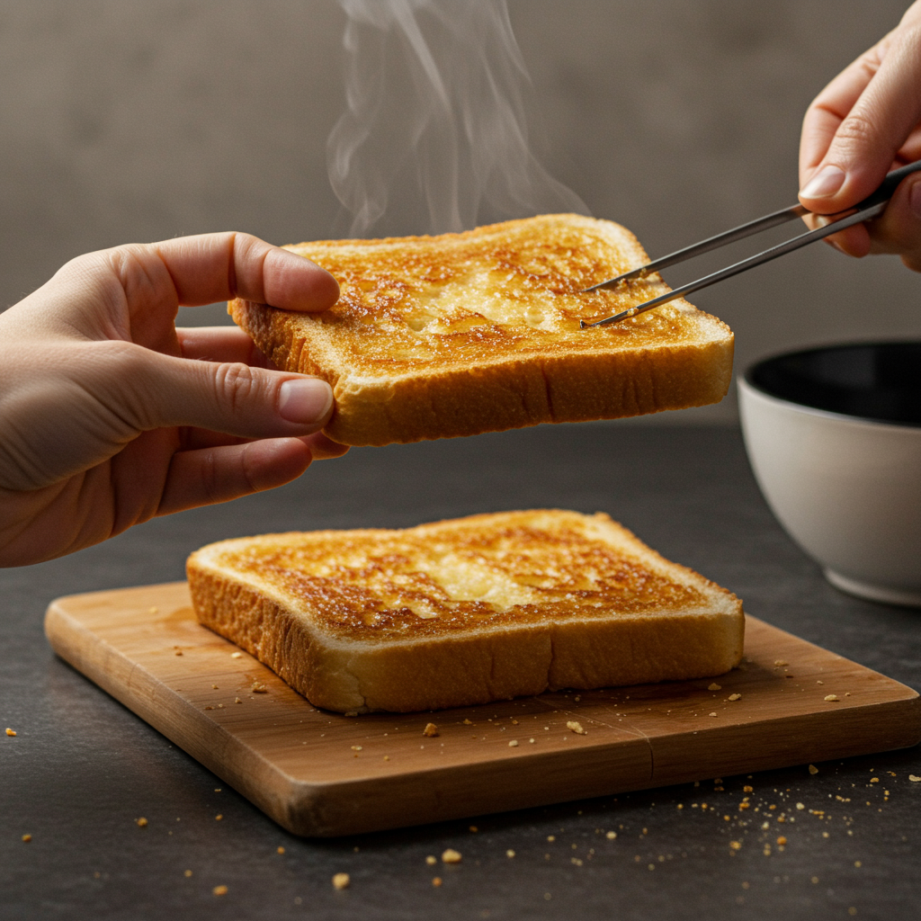 Dokonalý toast: teplota a čas (vědecký přístup).