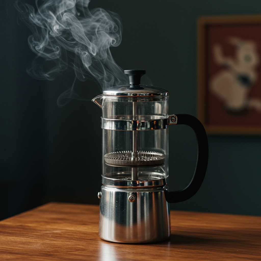Como preparar um café como o de uma cafeteria usando uma prensa francesa comum.