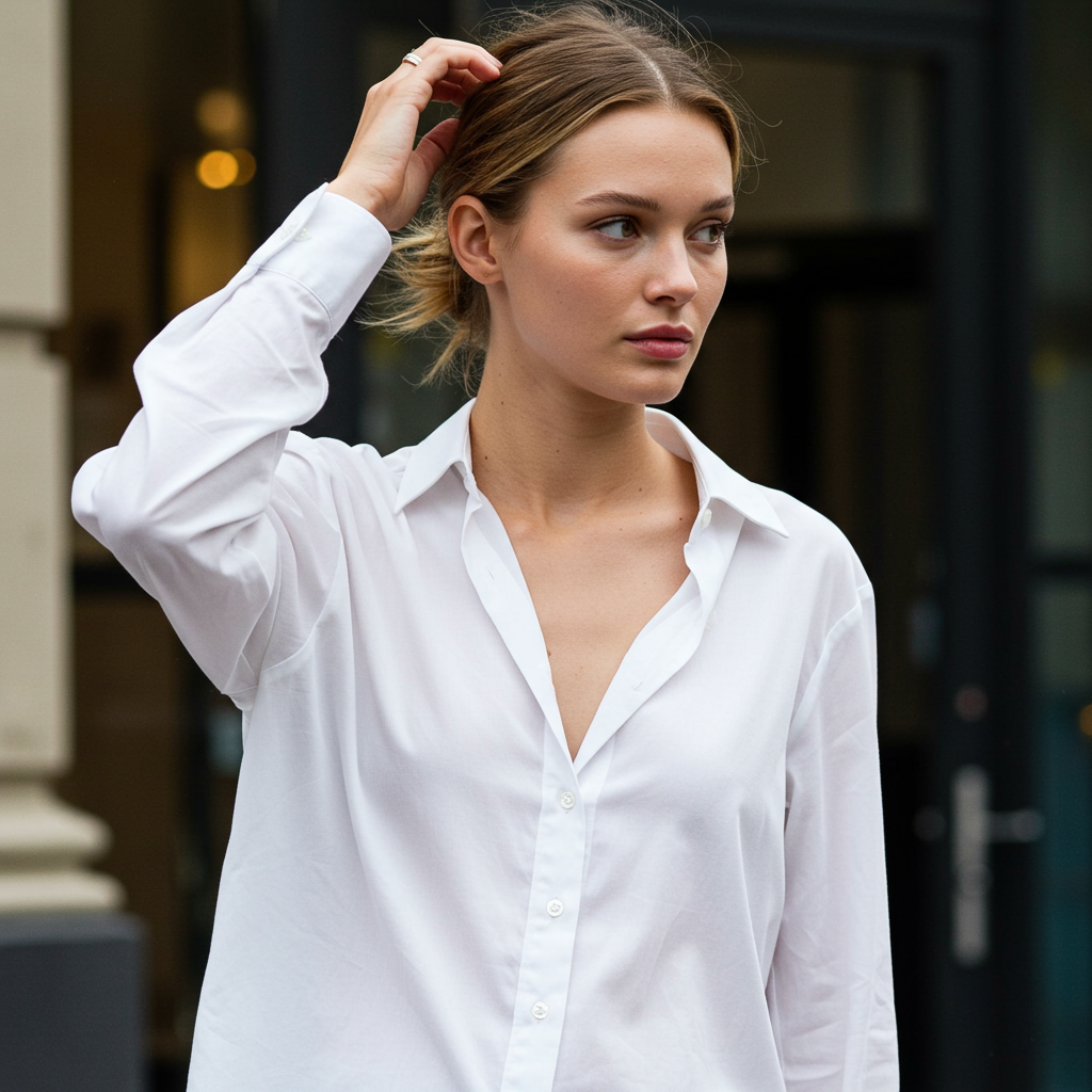 Come indossare una camicia bianca senza reggiseno (senza congelare i capezzoli).