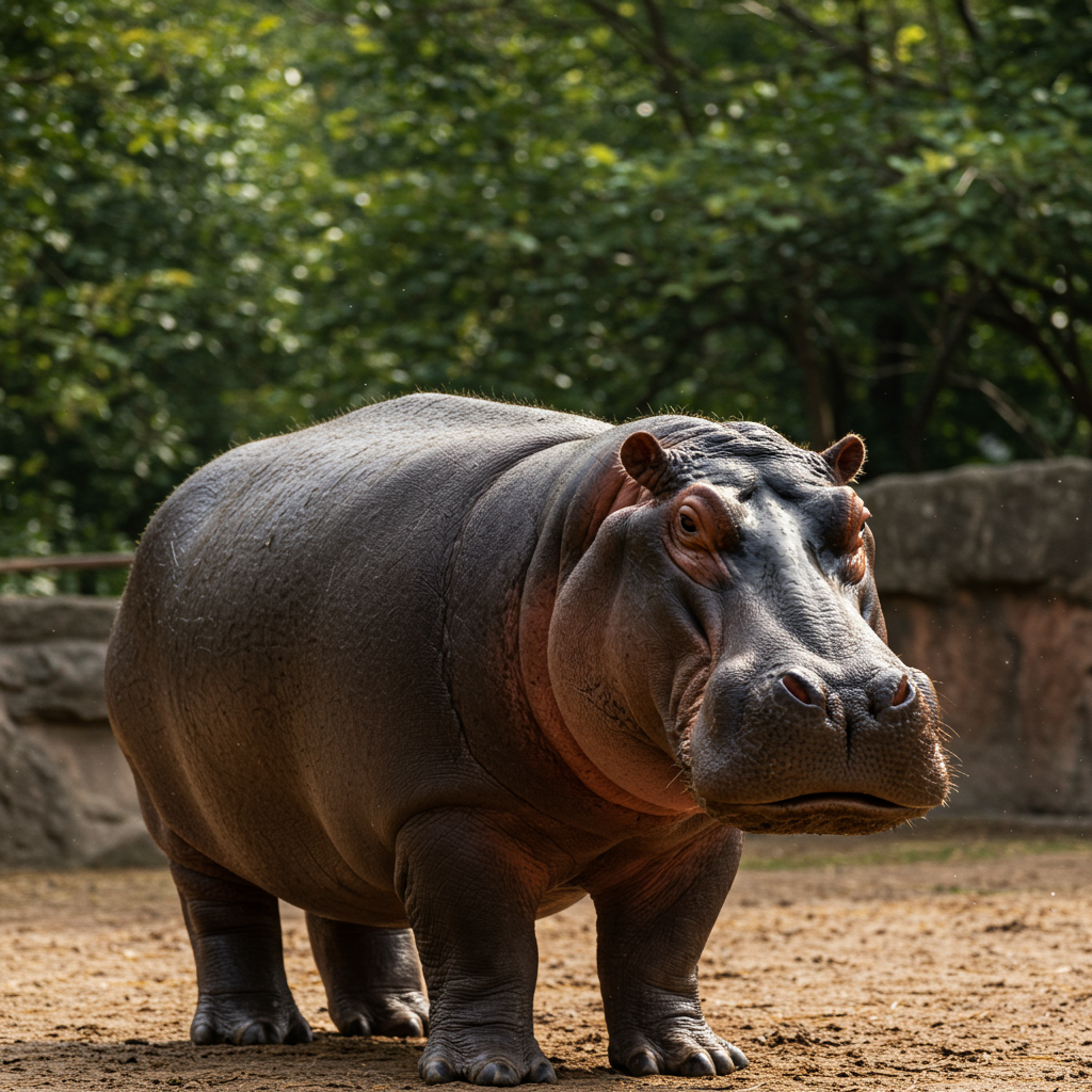Hippos have pink milk. True.