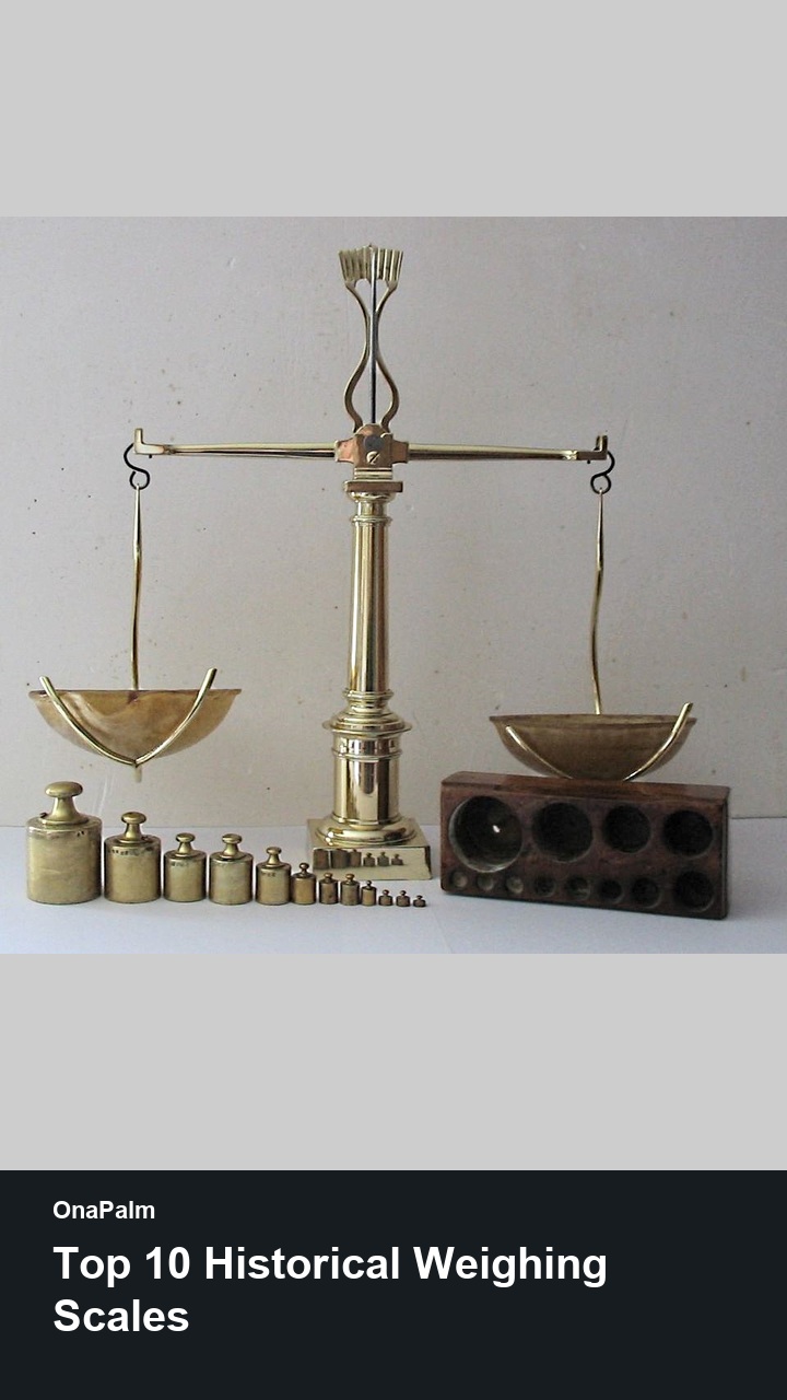 Top 10 Historical Weighing Scales — 2:3