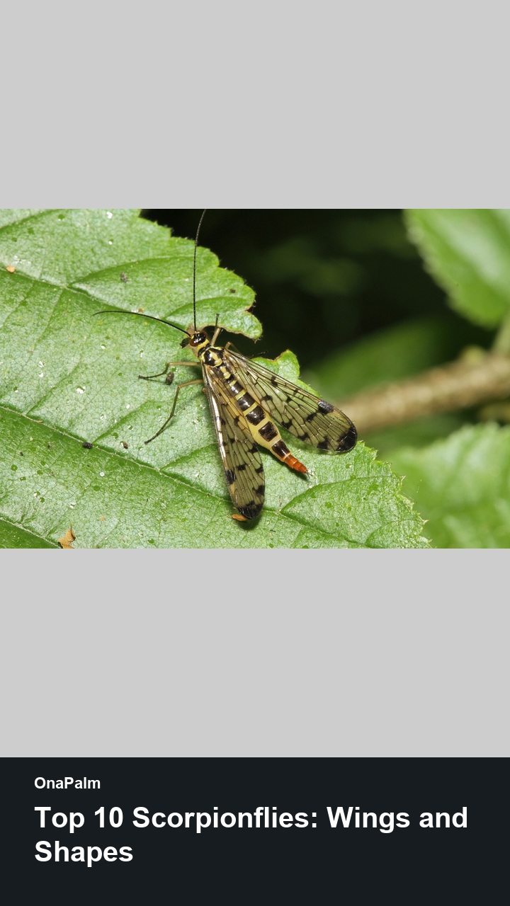 Top 10 Scorpionflies: Wings and Shapes