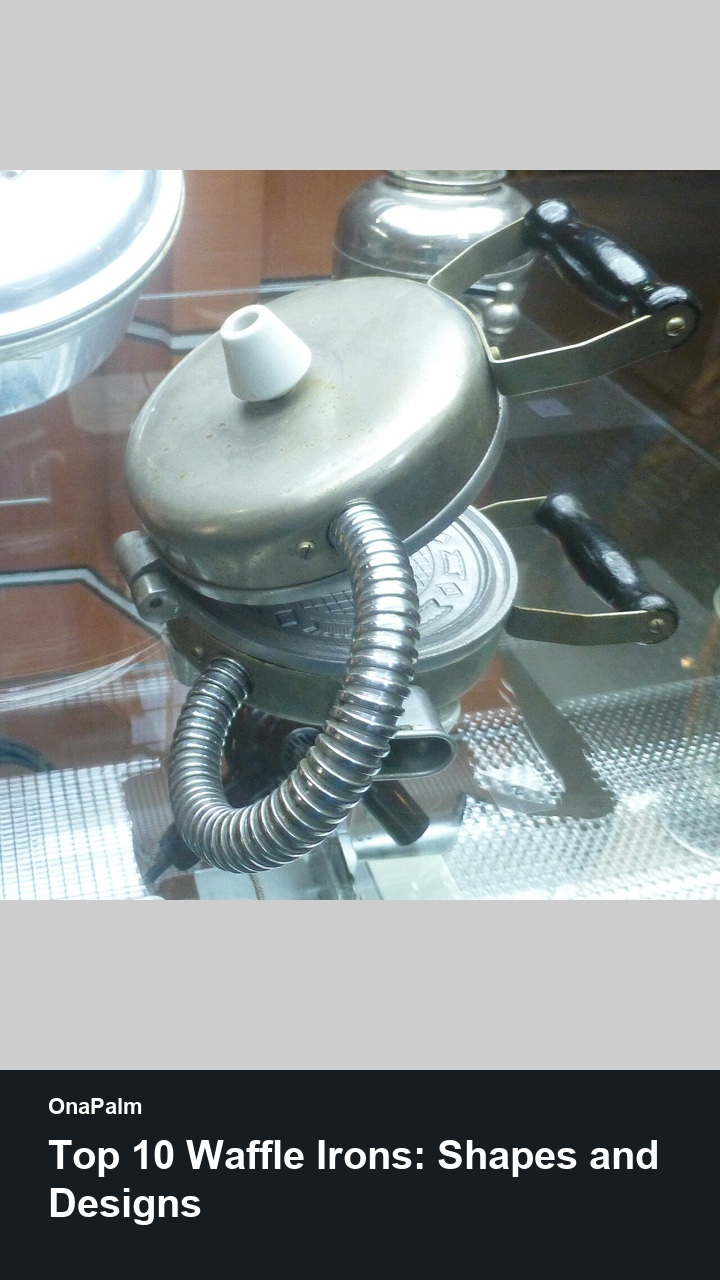 Top 10 Waffle Irons: Shapes and Designs