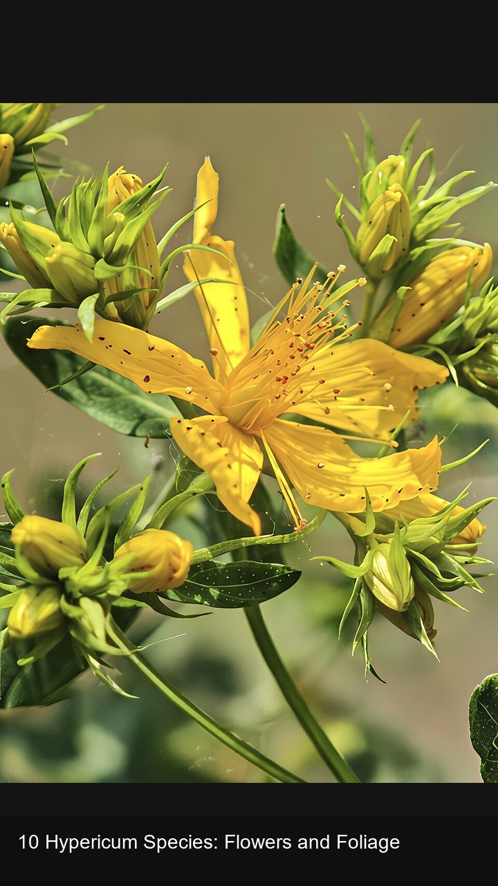 10 Hypericum Species: Flowers and Foliage — 2:3
