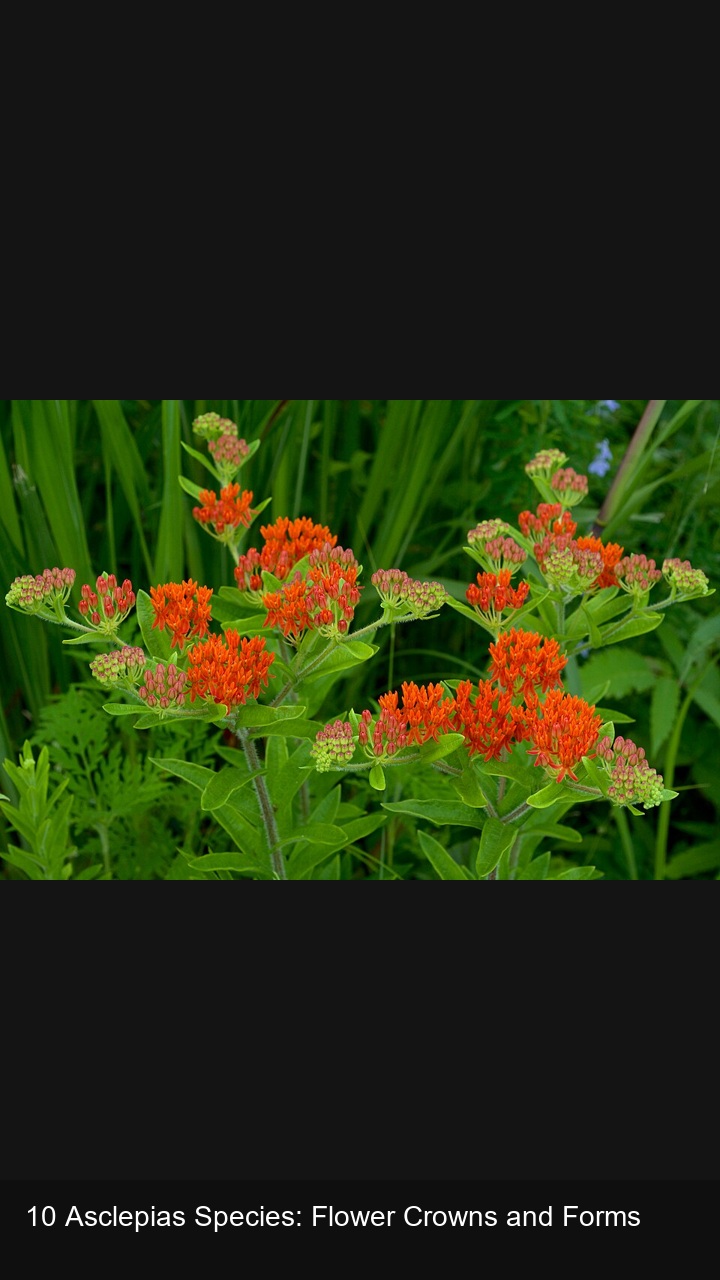 10 Asclepias Species: Flower Crowns and Forms — 2:3