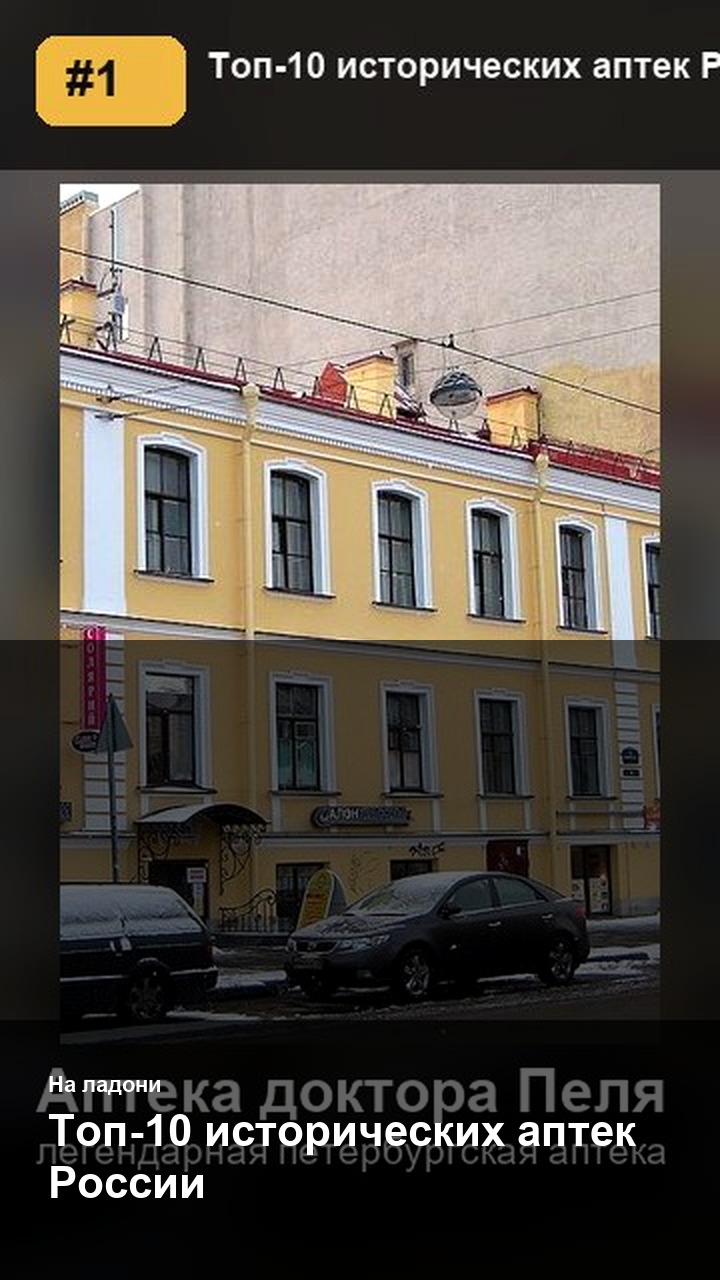 Топ-10 исторических аптек России