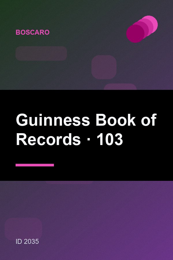 Guinness Book of Records